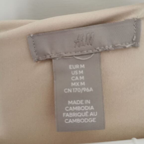 H&M striped midi dress size M - Picture 3 of 4